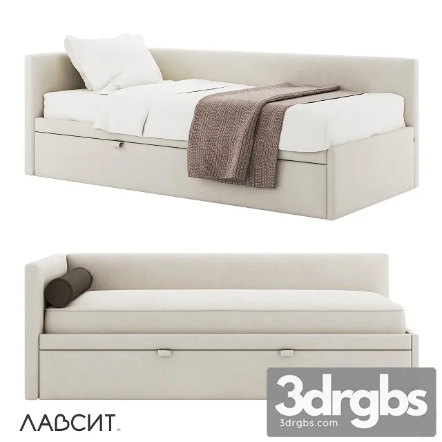 Bed Leo Armrest 3D Model Free