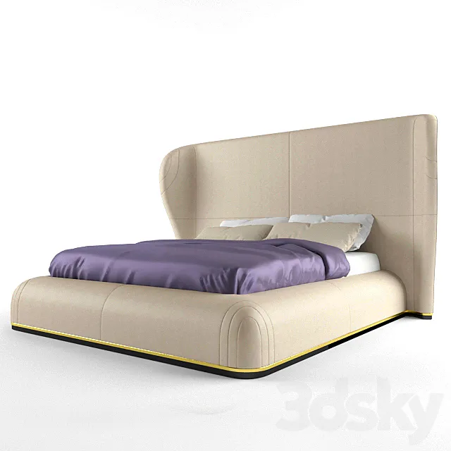 Bed Letto Marilu 3D Model