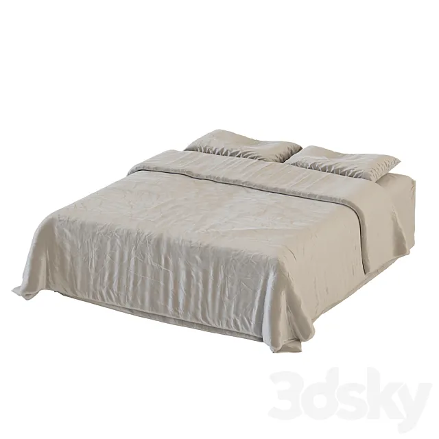Bed linen 01 3D Model