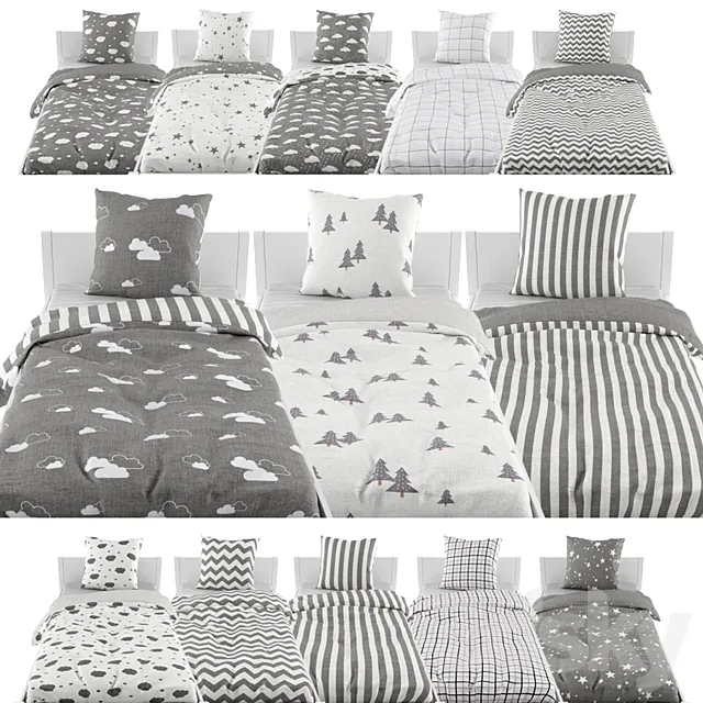 Bed linen 03 3DModel