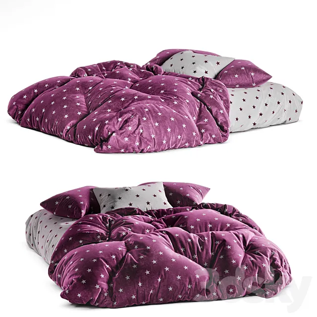 bed linen 1 3D Model