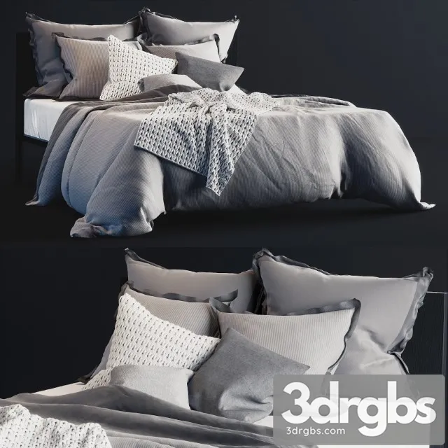 Bed Linen 1 3D Model Free