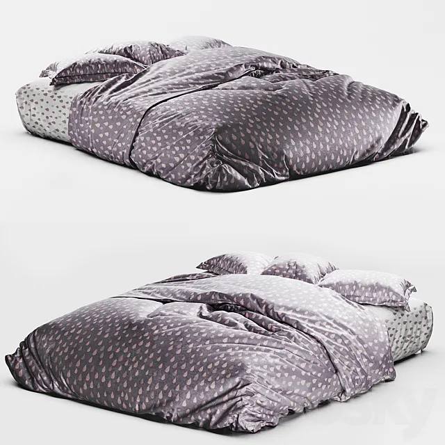 bed linen 3 3D Model