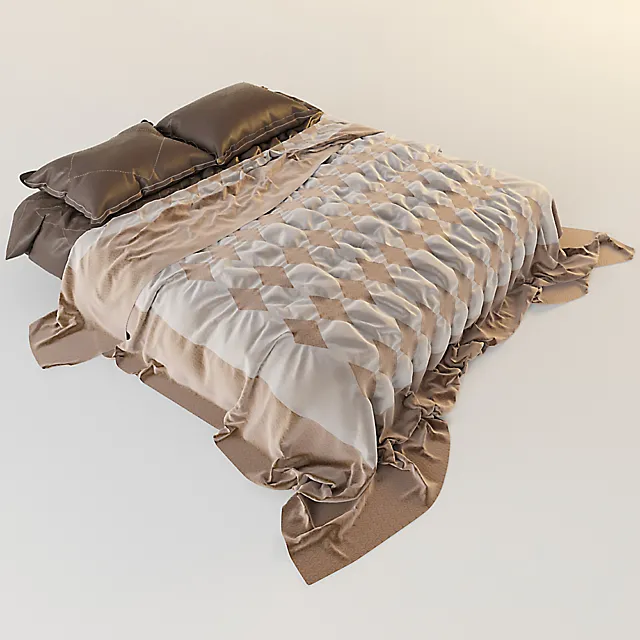 Bed linen 3D Model
