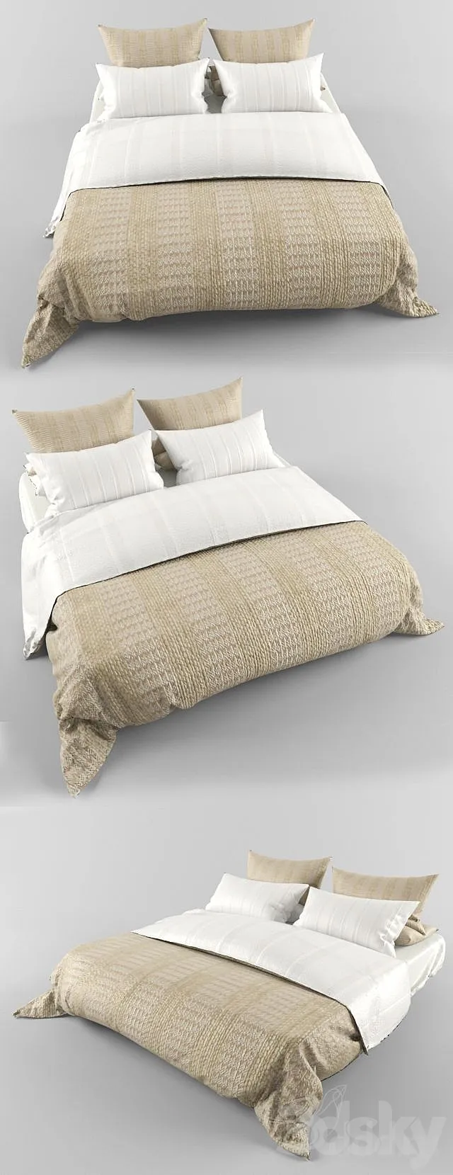 bed linen 3D Model