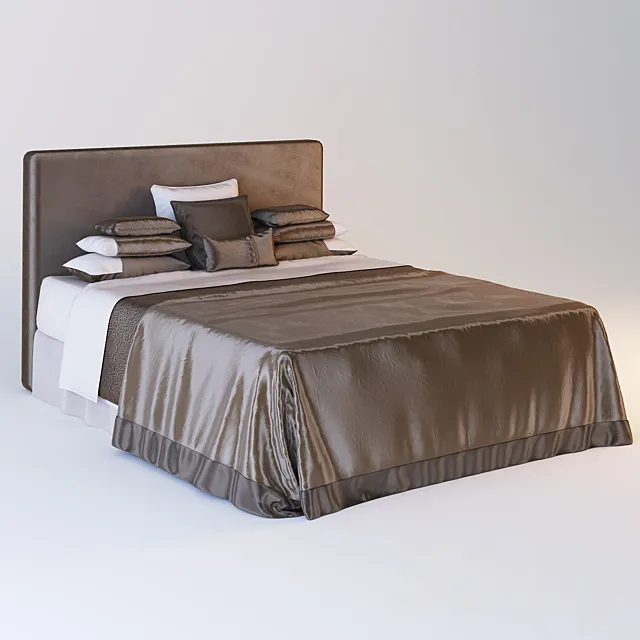 Bed linen in the style of Kelly Hoppen 03 3DModel
