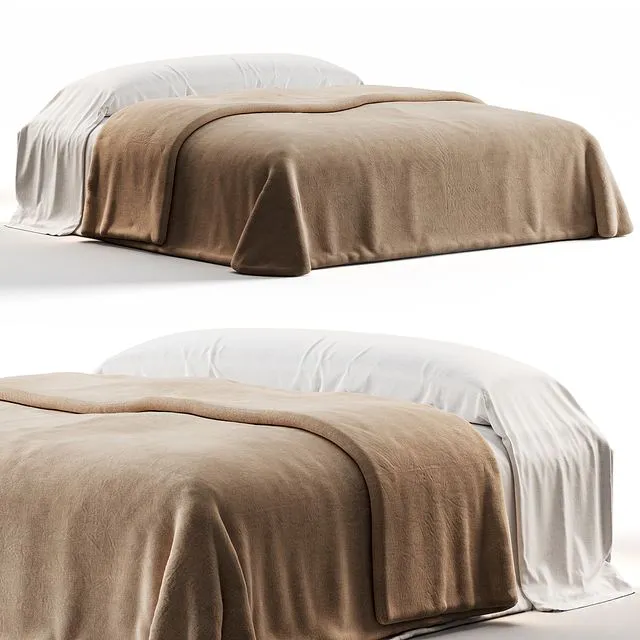 Bed linen zara home 13 3D Model