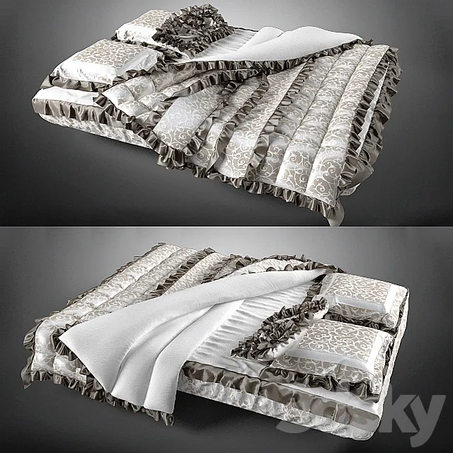 bed linens 3D Model