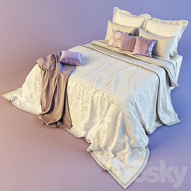 bed linens 3DModel