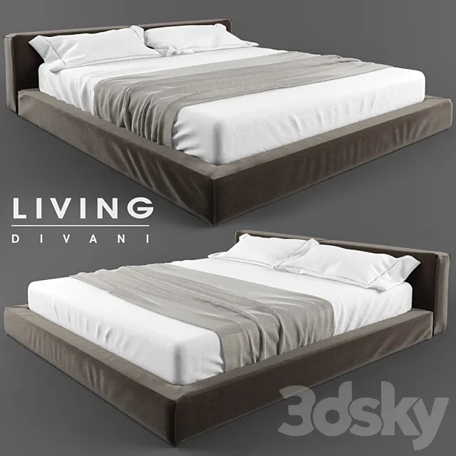 Bed living divani 3DModel