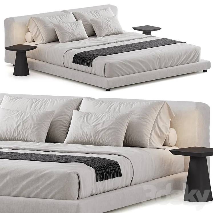 Bed Living Divani SOFTWALL Free Download