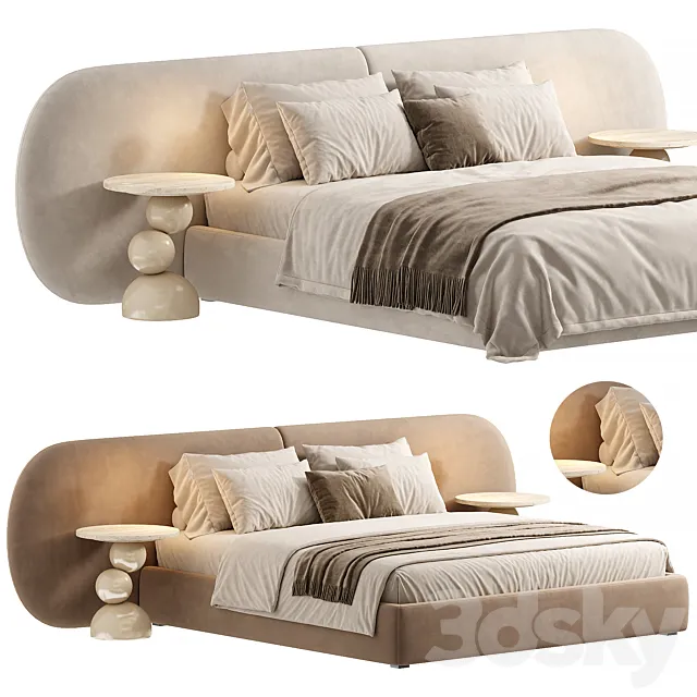 Bed MAlbina 3D Model