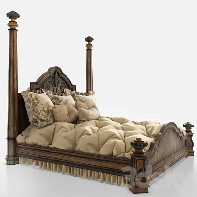 Bed Marge Carson 3DModel