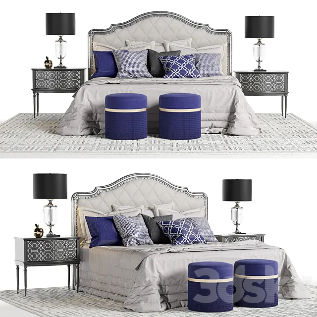 Bed Marge Carson Rivoli 3DModel
