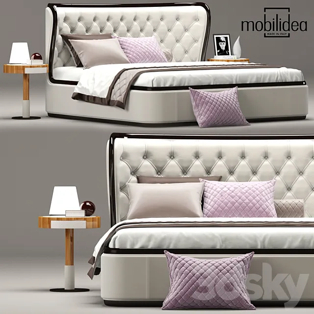 Bed Margot. Mobilidea 3DModel