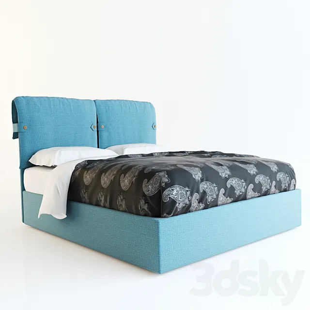 Bed "Marine" 3D Model