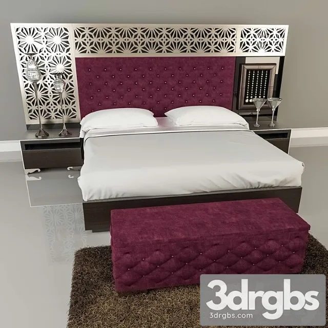 Bed Mehrez Krema Design 3D Model Free