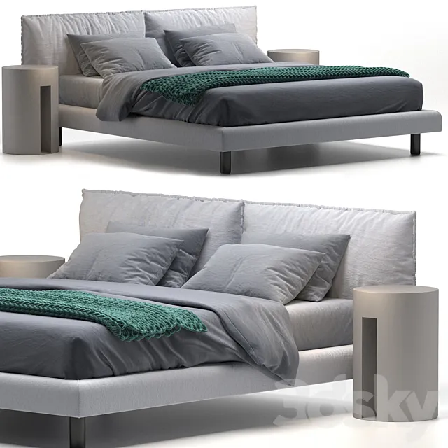 Bed Meridiani Oliver 3DModel