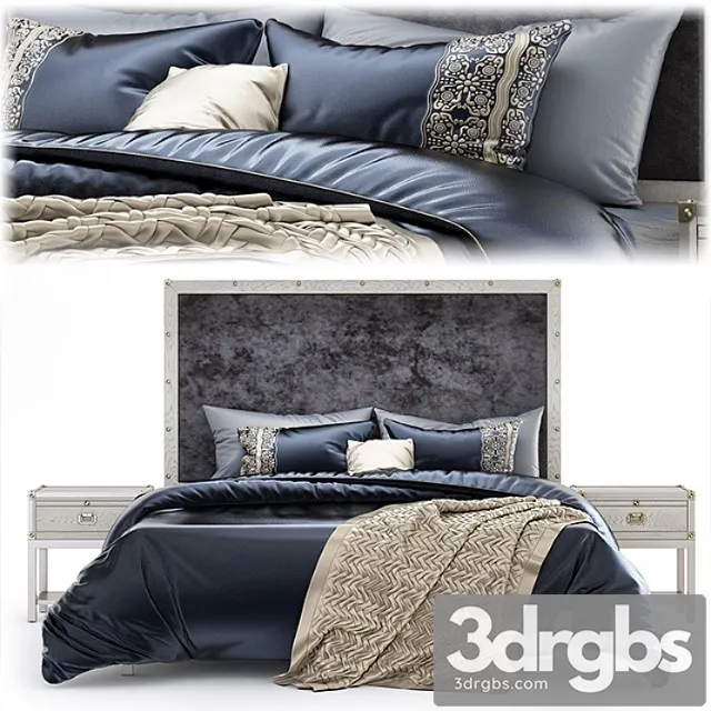 Bed michael amini - menlo station 2 3D Model Free