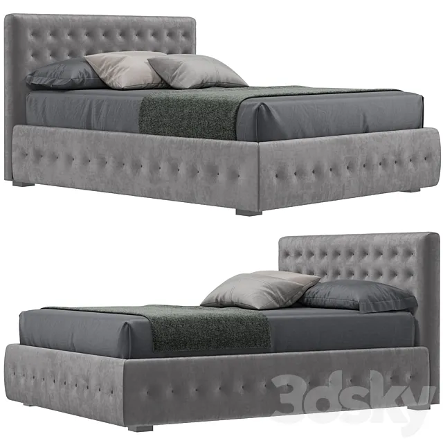 Bed MILANO BEDDING Phuket 3D Model