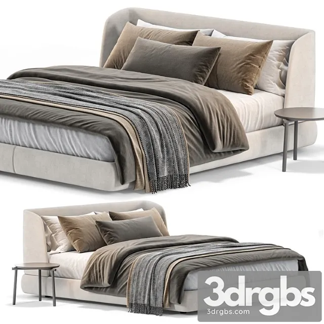 Bed MisuraEmme Virgin 2 3D Model Free