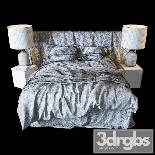 Bed Model 3D Model Free