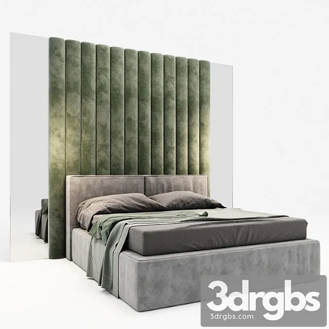 Bed modern 2 3D Model Free