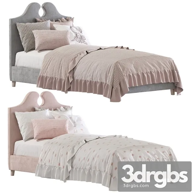 Bed Moira Modern Bed 2 3D Model Free