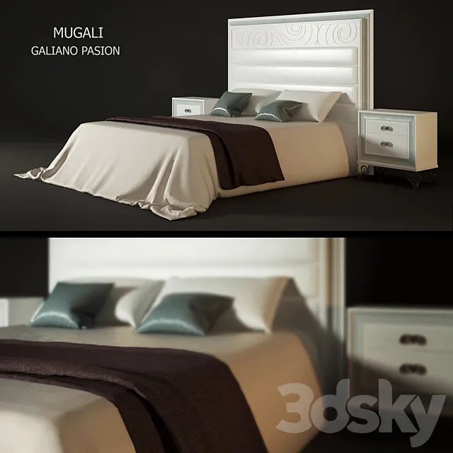 Bed. mugali. GALIANO SELECCIÓN 3DModel