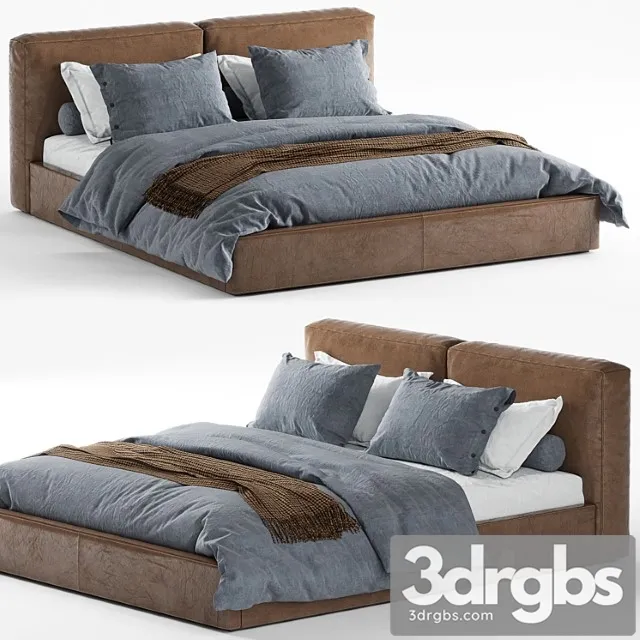 Bed nicoline soft 2 3D Model Free