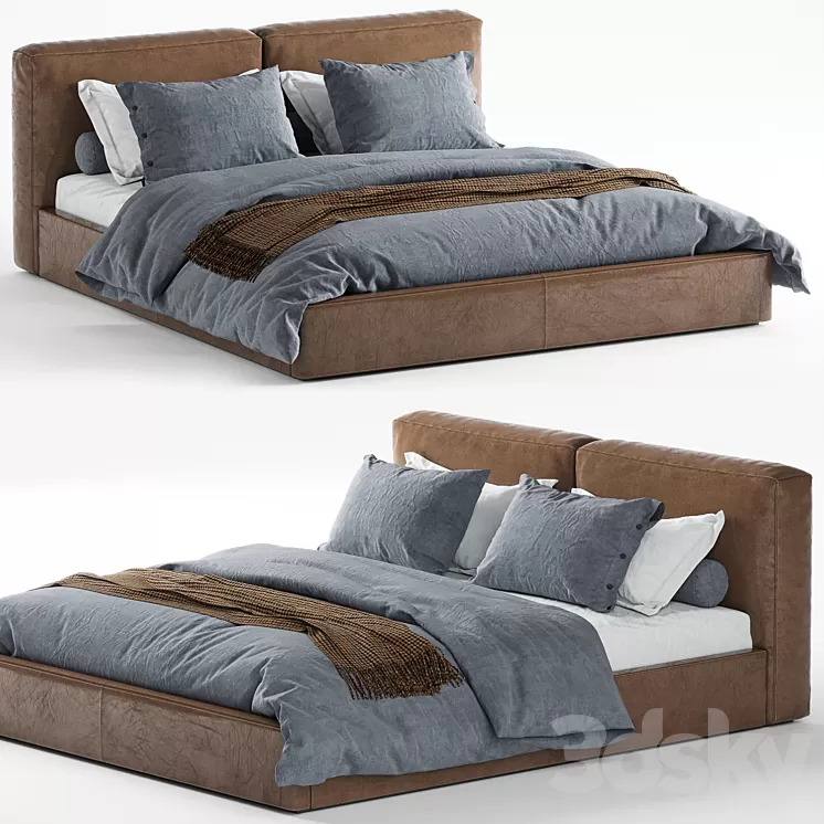 Bed Nicoline Soft 3D Model