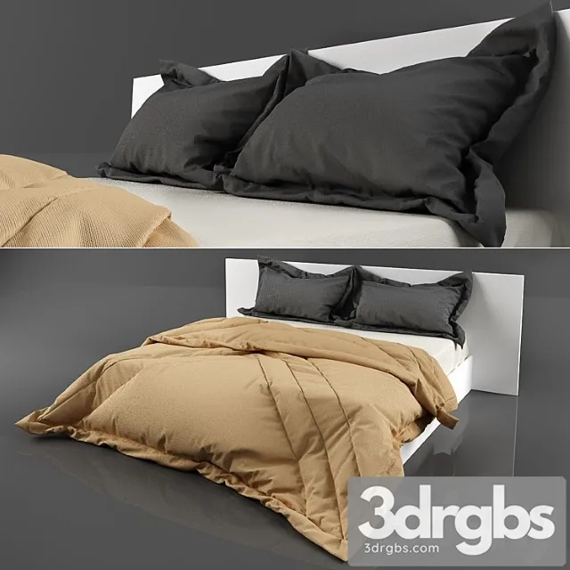 Bed Noie Biel Ie 160 3D Model Free