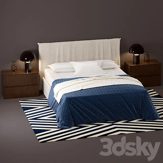 Bed Novamobili Twiggy 3DModel