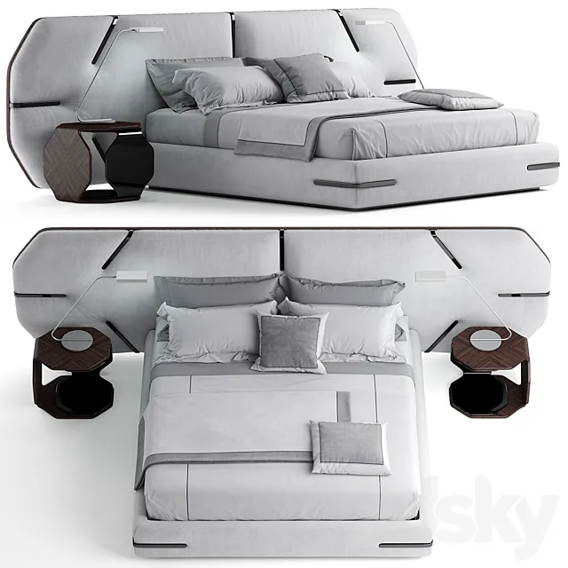Bed of my design) 3D Model