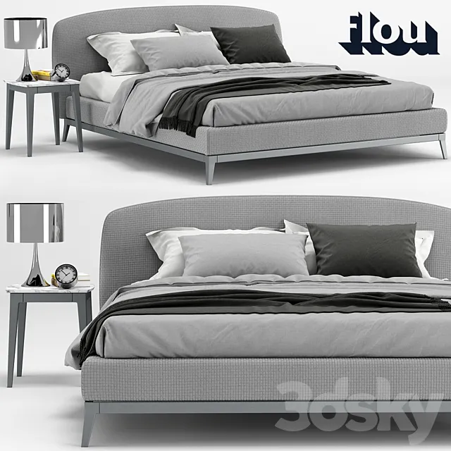 Bed Olivier. Flou 3DModel
