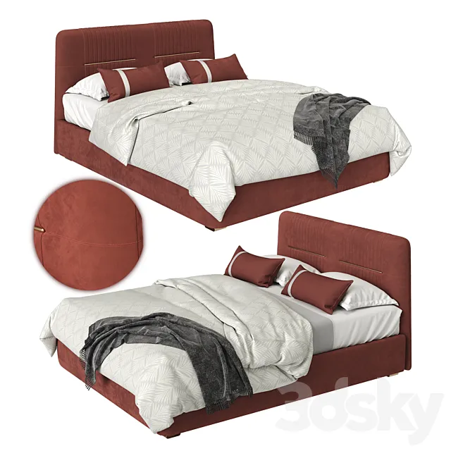 Bed Omar Platfom Bed 3DModel