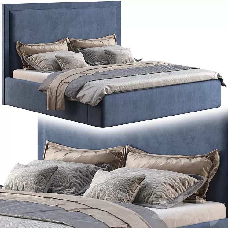 Bed one mebel amien 3D Model