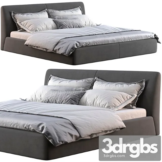 Bed one mebel nuvo 2 3D Model Free