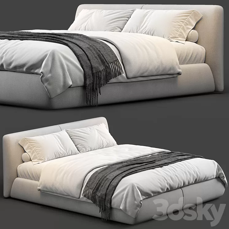 Bed one mebel Nuvo 3D Model