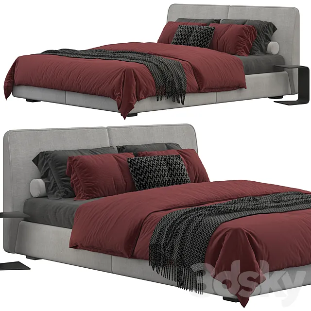 Bed one mebel nuvo 3DModel