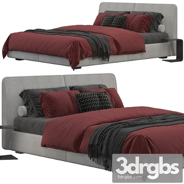 Bed One Mebel Nuvo 5 3D Model Free