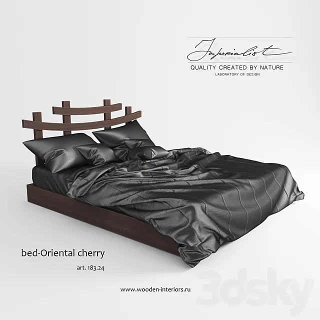 Bed-Oriental cherry Free Download