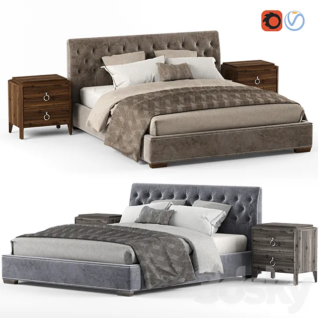 Bed Palermo FB.BD.MES.3 3DModel