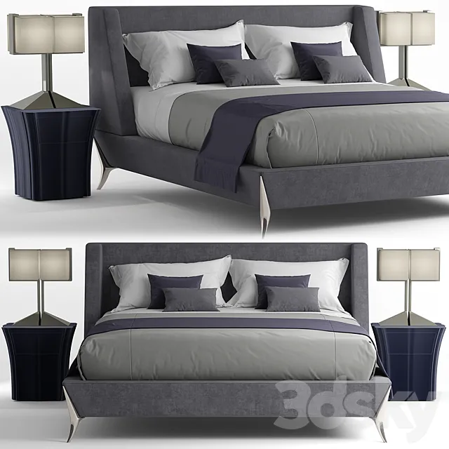 Bed paul mathieu gem 3DModel