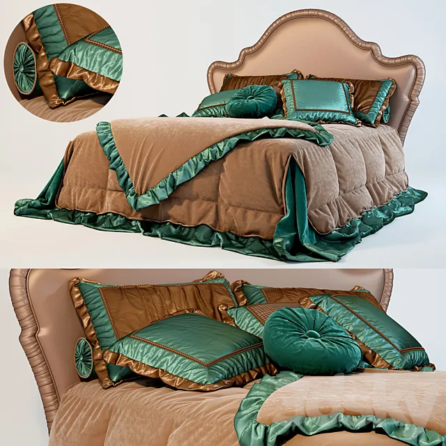 Bed PIERMARIA RUBINO 3D Model