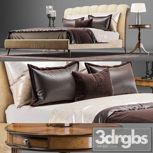Bed Pigoli Ikarus Bed 3D Model Free