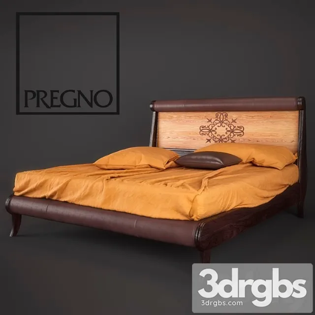 Bed Pregno L63 3D Model Free