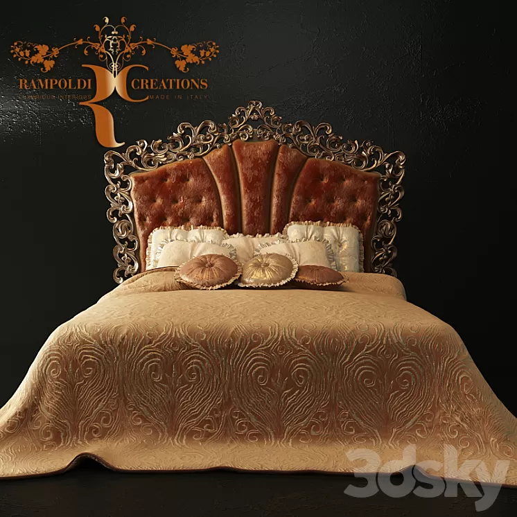 Bed RAMPOLDI 3D Model