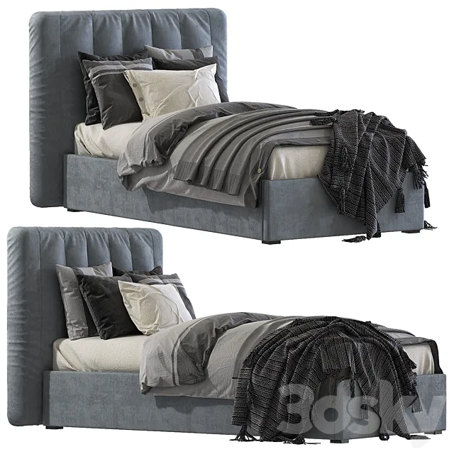 Bed RH Modena Bed 2 Free Download
