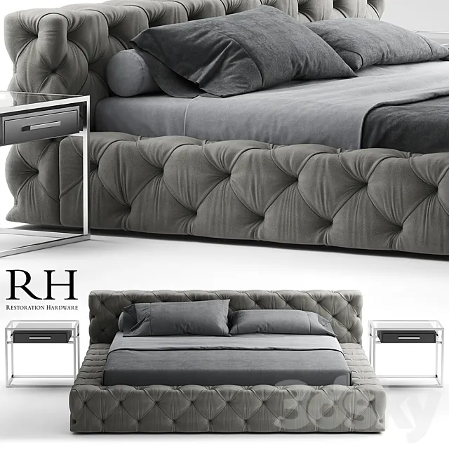 Bed rh soho bed 3DModel